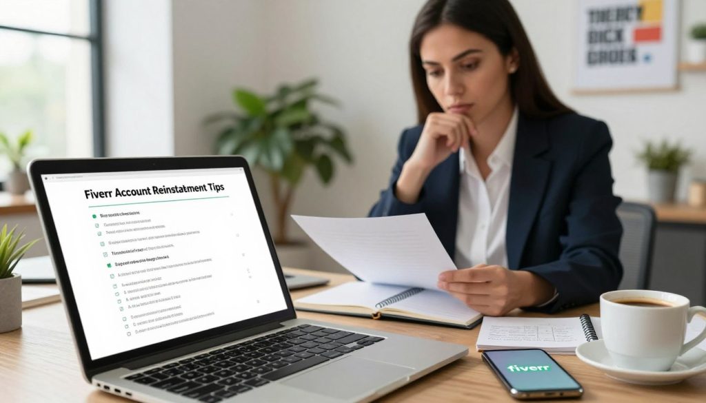 Fiverr account reinstatement tips for successful recovery